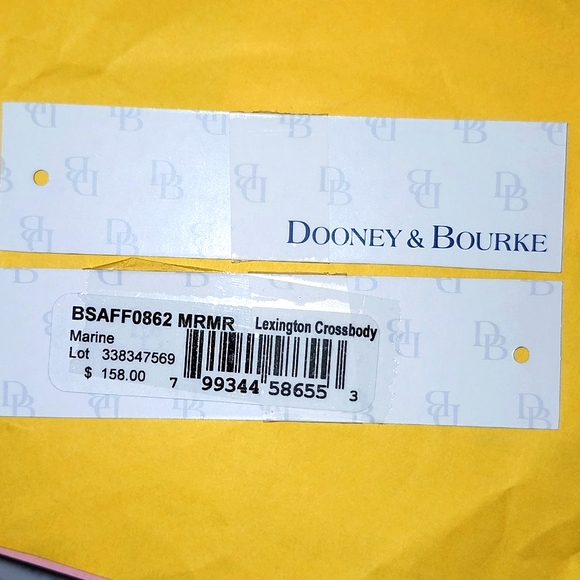 NEW●●Dooney Bourke Small  Lexington Crossbody, Navy☆ - Picture 11 of 12